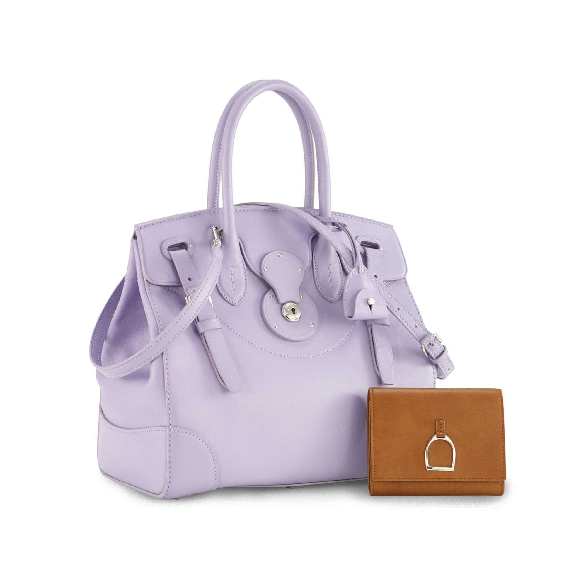 Lyst Ralph Lauren Soft Ricky Bag In Purple Gallery Women S Ralph Lauren Ricky