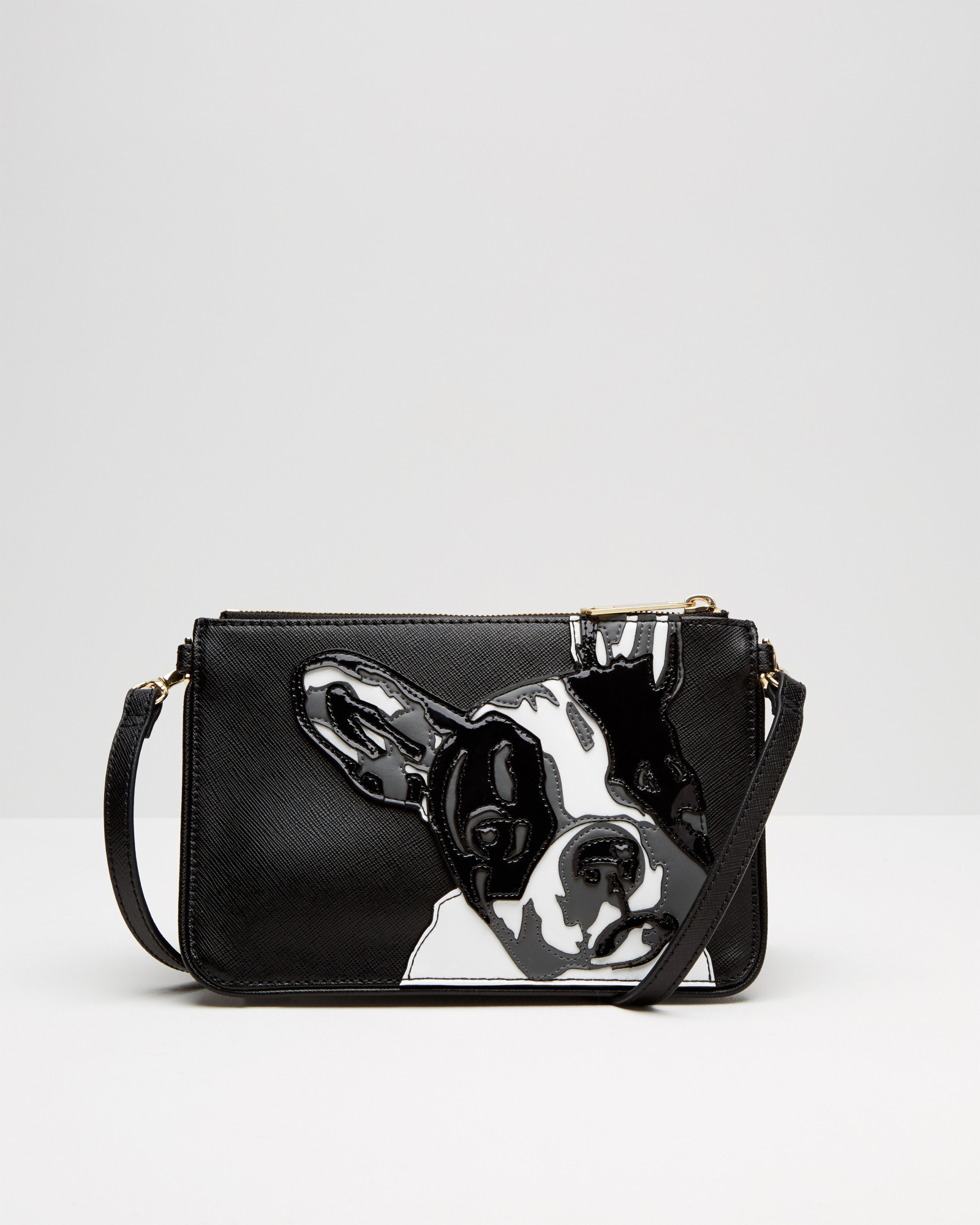Ted baker French Bulldog Cross Body Bag in Black Lyst