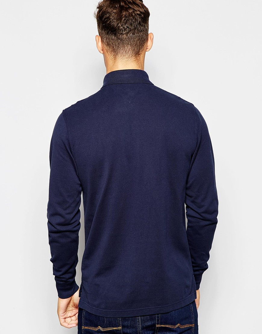 tommy long sleeve polo shirt