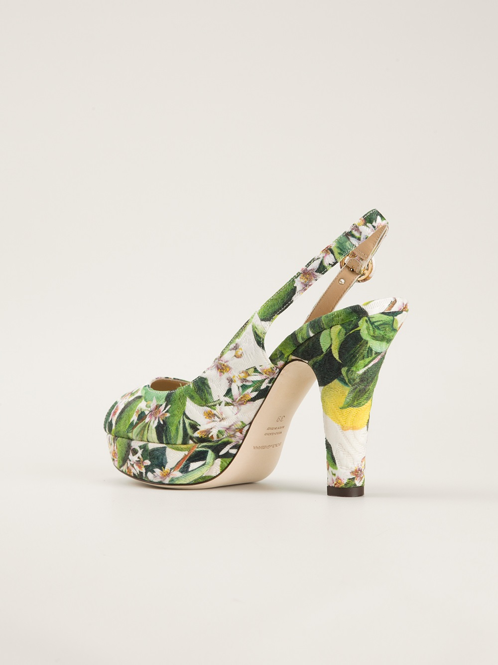 green dolce and gabbana heels