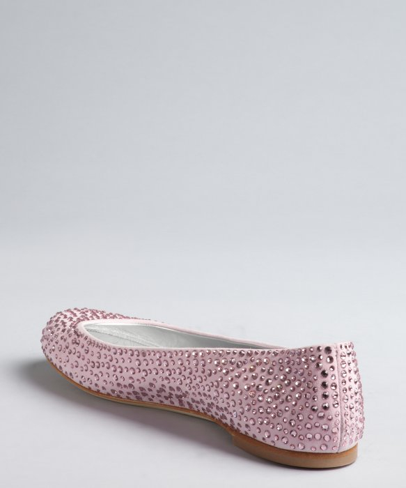 pink lace flats