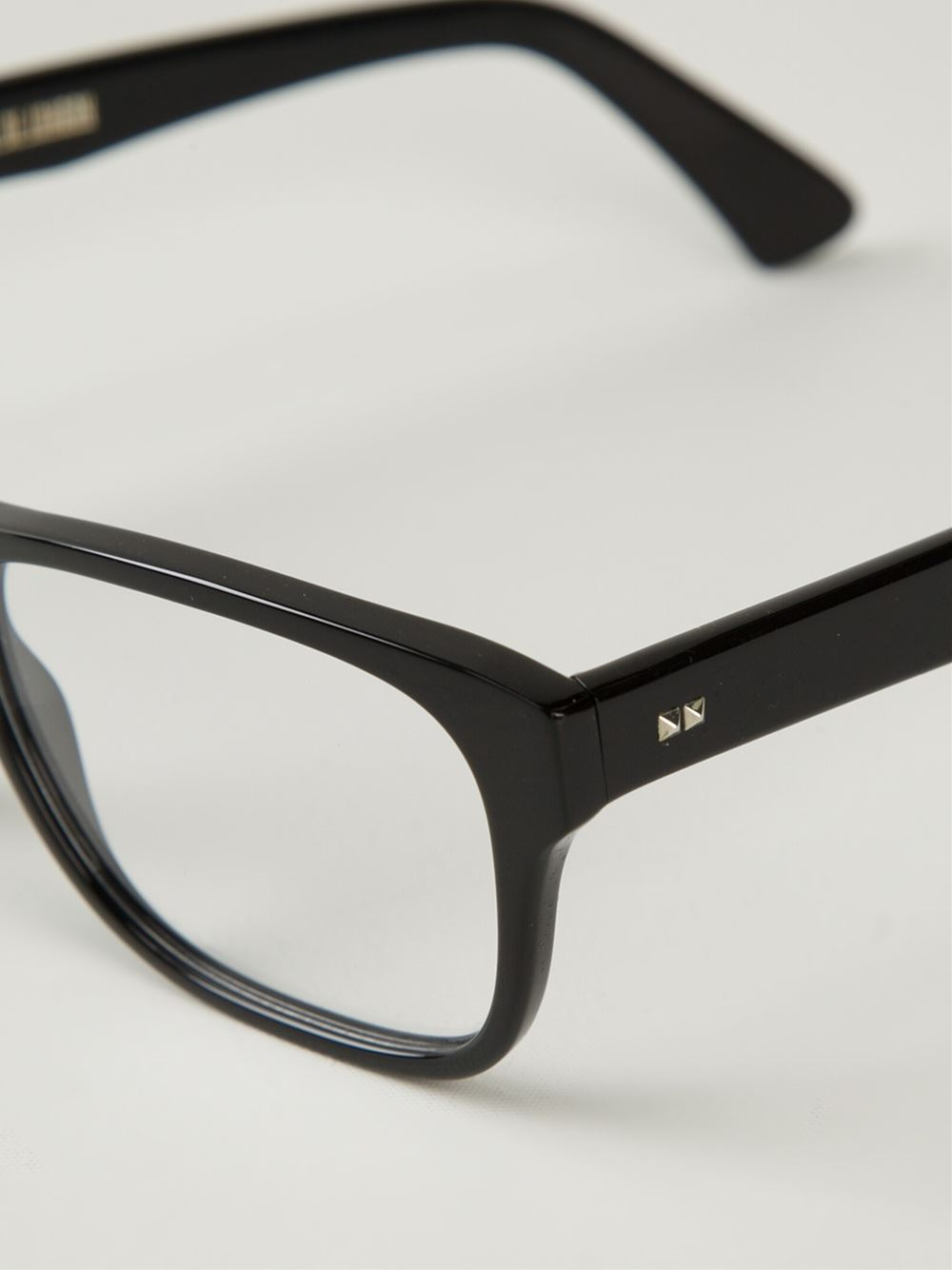 Cutler & gross Square Frame Optical Glasses in Black for ...