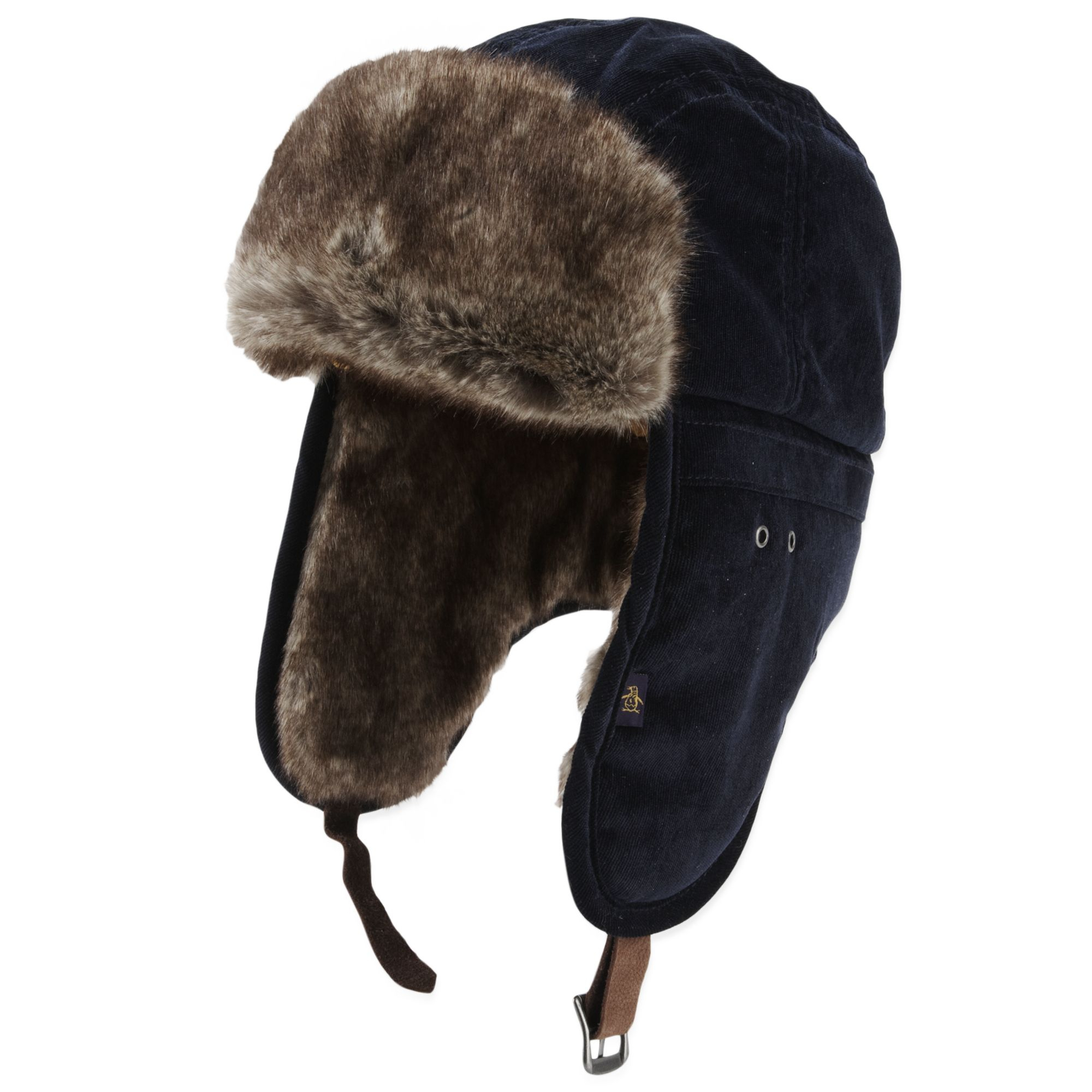 Lyst - Original Penguin Jimmy Van Fauxfur Trapper Hat in Blue for Men