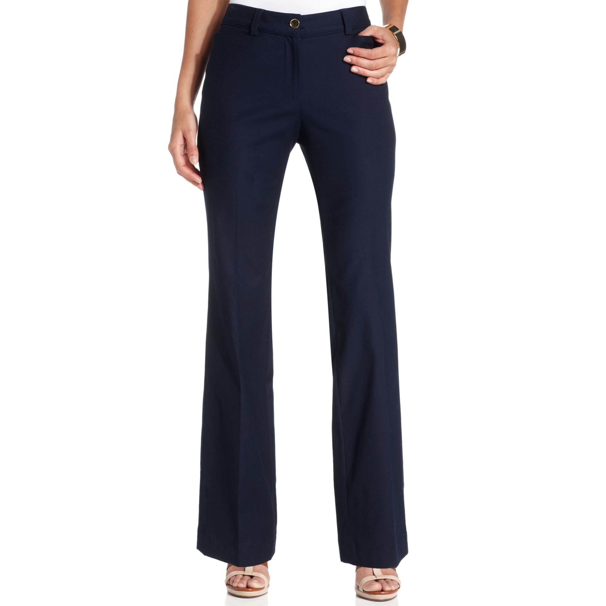 Jones new york Bootcut Pants in Blue | Lyst