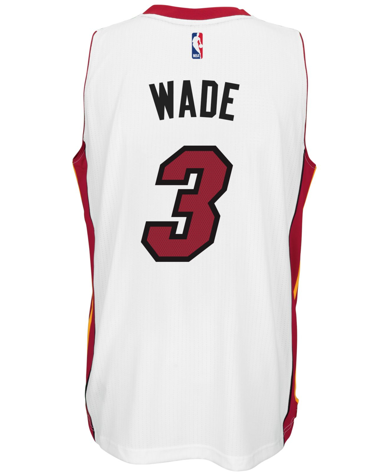 Adidas Men's Dwyane Wade Miami Heat Swingman Jersey in White Lyst