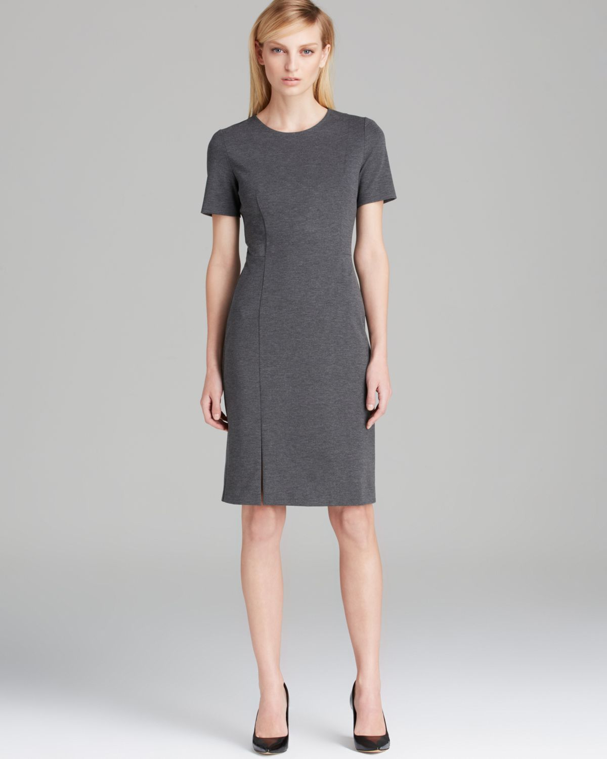 Theory Dress Winstine Refiner in Gray (Charcoal) | Lyst