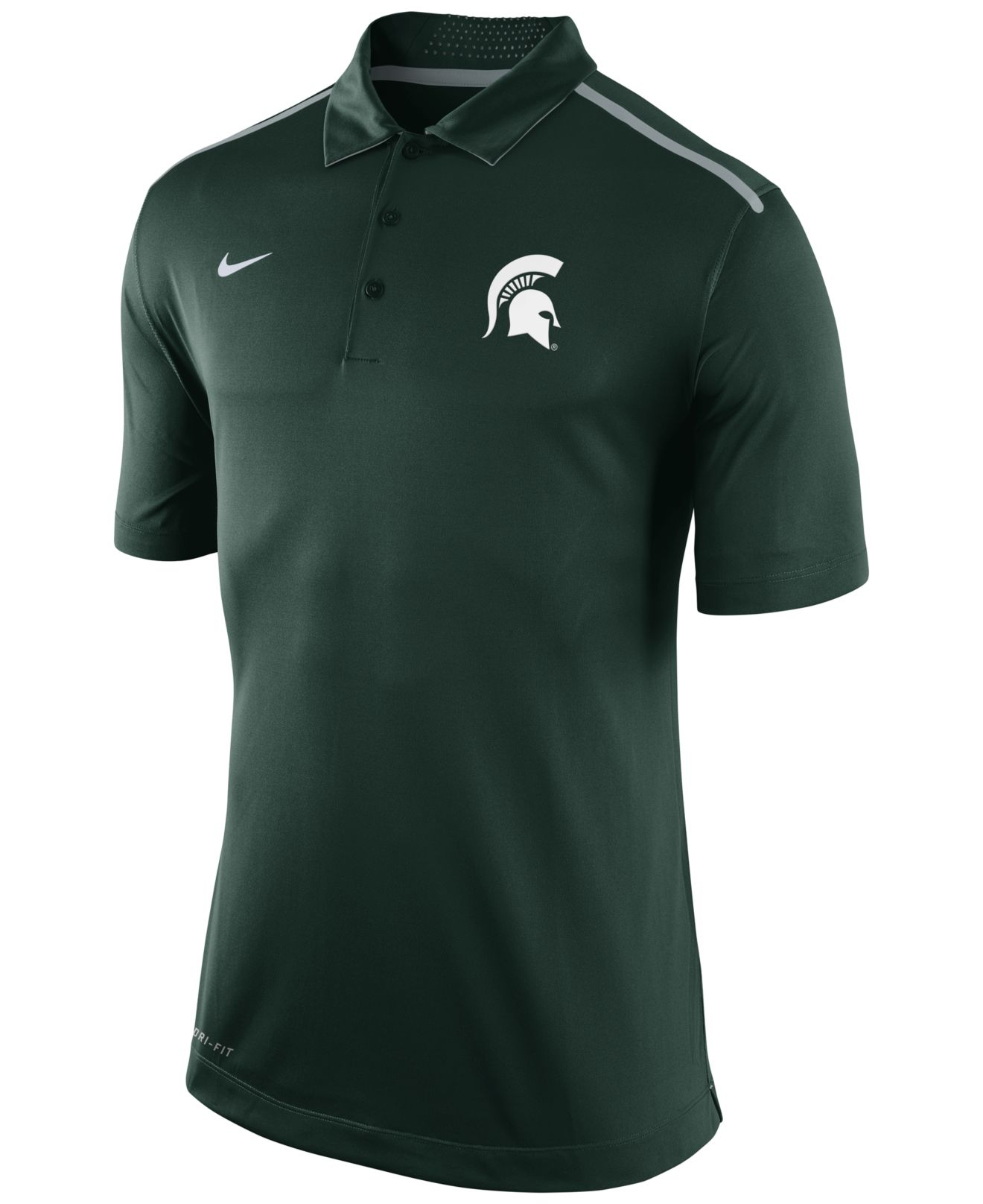 Lyst - Nike Men's Michigan State Spartans Elite Coaches Polo Shirt in ...