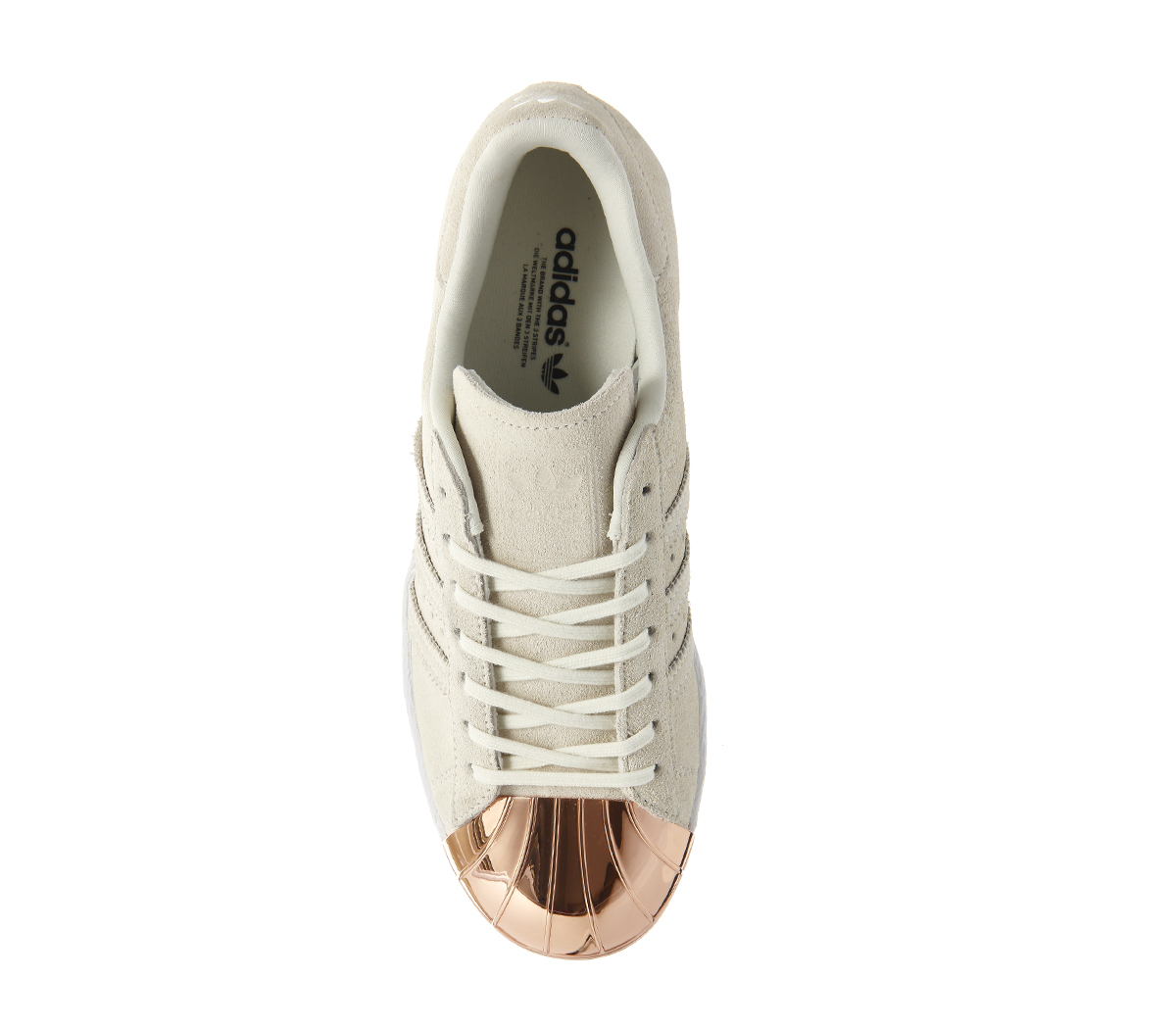 adidas superstar rose gold trainers