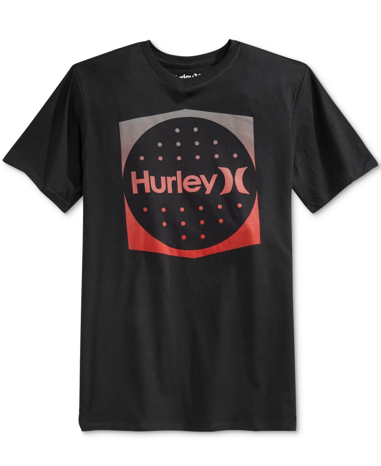Hurley Men's One And Only Connected Graphicprint Logo Tshirt in Black