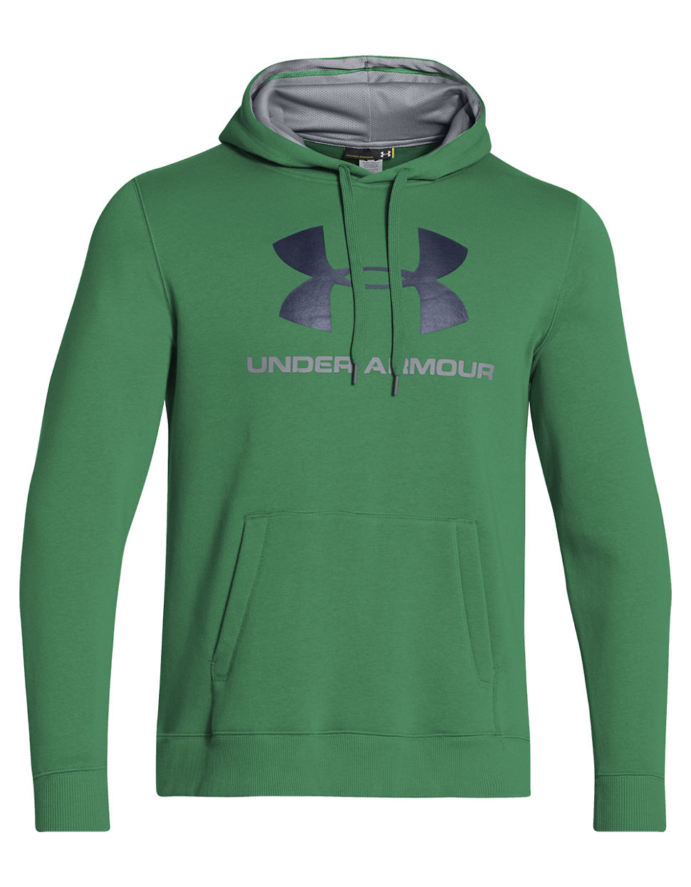 Under armour Rival Sporty Hoodie in Green for Men | Lyst