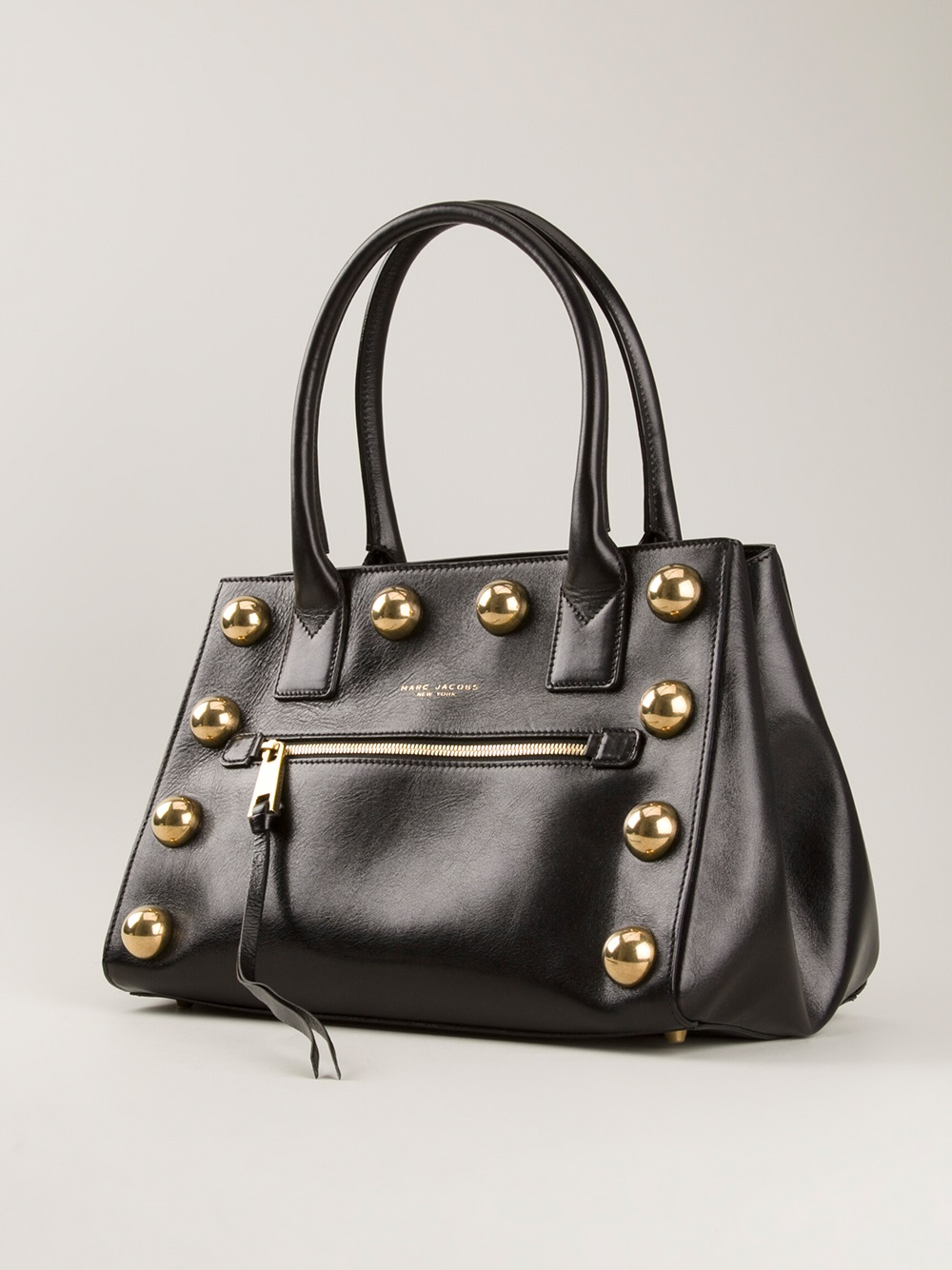 Lyst - Marc Jacobs Studded Tote Bag in Black
