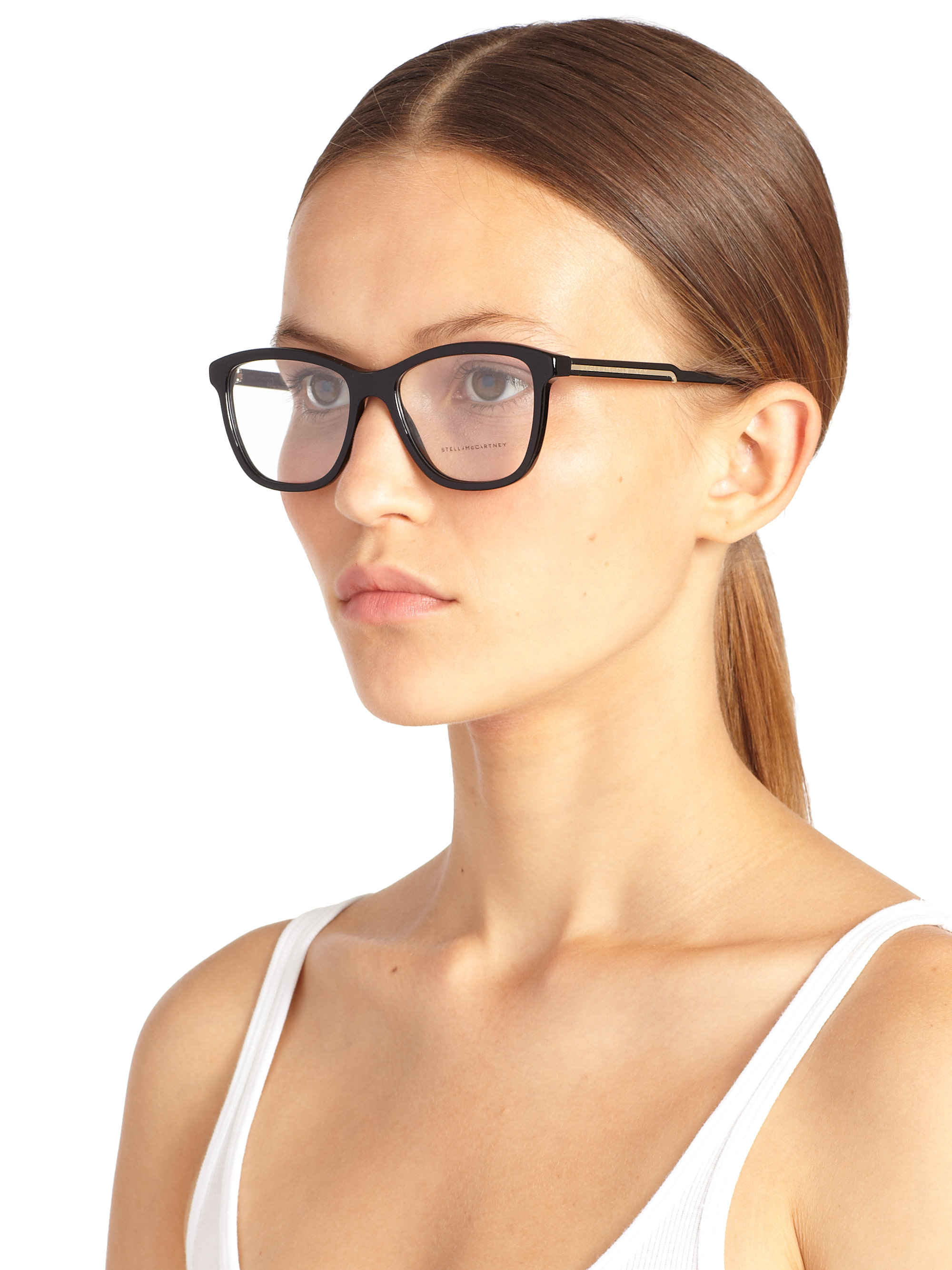 Stella mccartney Rectangular 54Mm Optical Glasses in Black ...