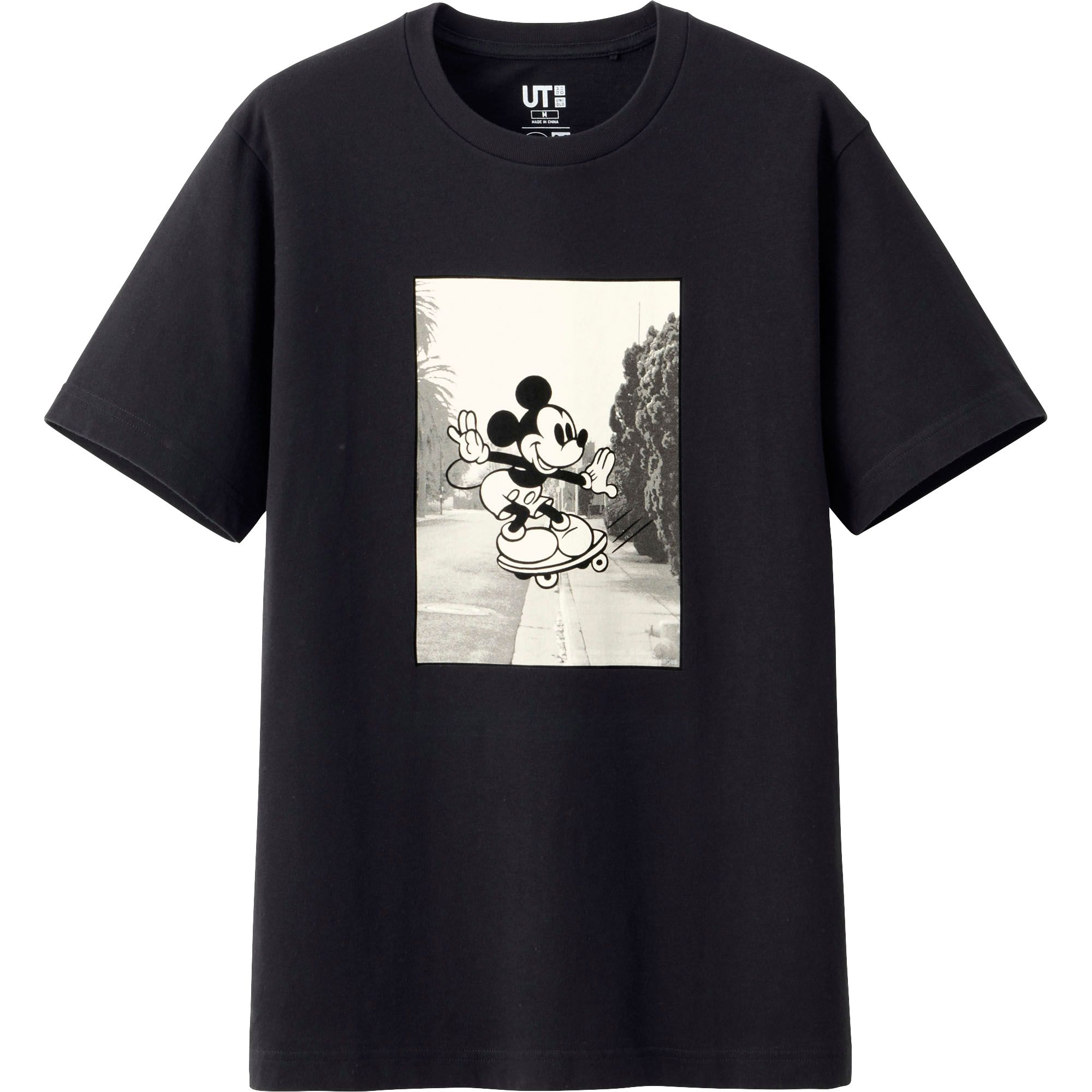Uniqlo Men Disney Project Graphic Short Sleeve T Shirt in Black for Men