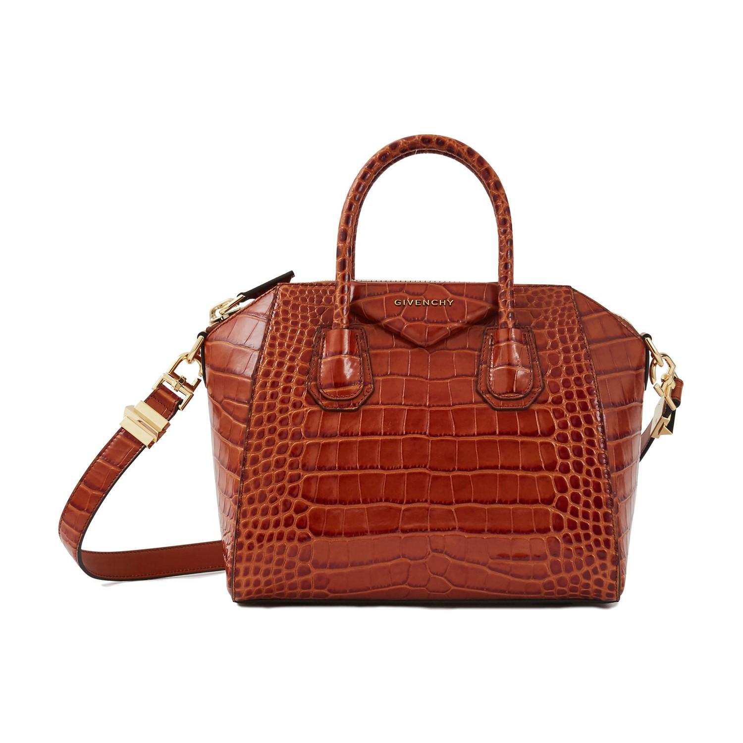 Givenchy Antigona Small Handbag in Cognac (Red) - Lyst
