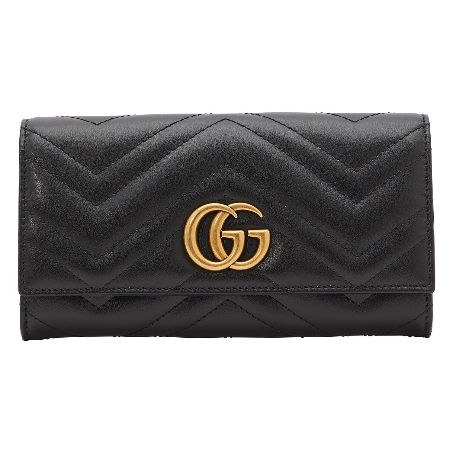 gucci gg marmont wallet pink