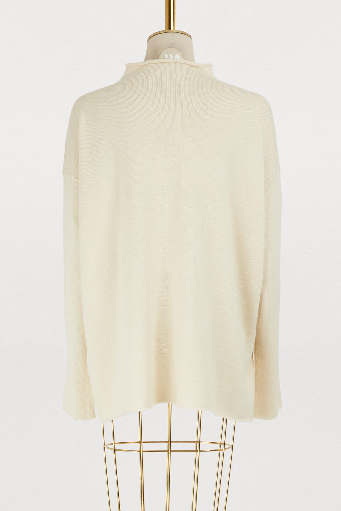 Plein Pull En Natural Écran Et Alpaga Mansur Afficher Soie Lyst Gavriel qOzwCnf