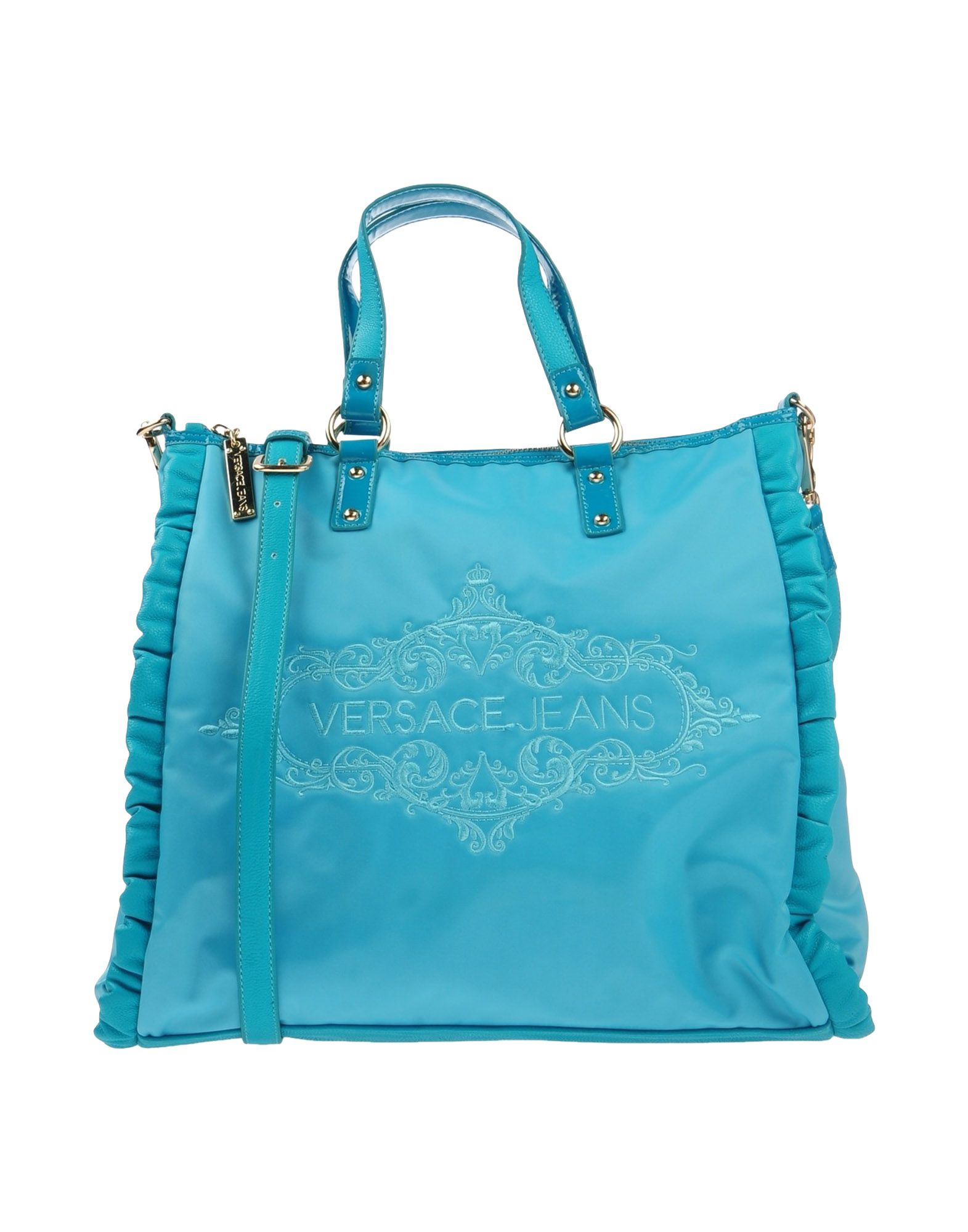 Versace jeans Handbag in Blue (Turquoise) Lyst