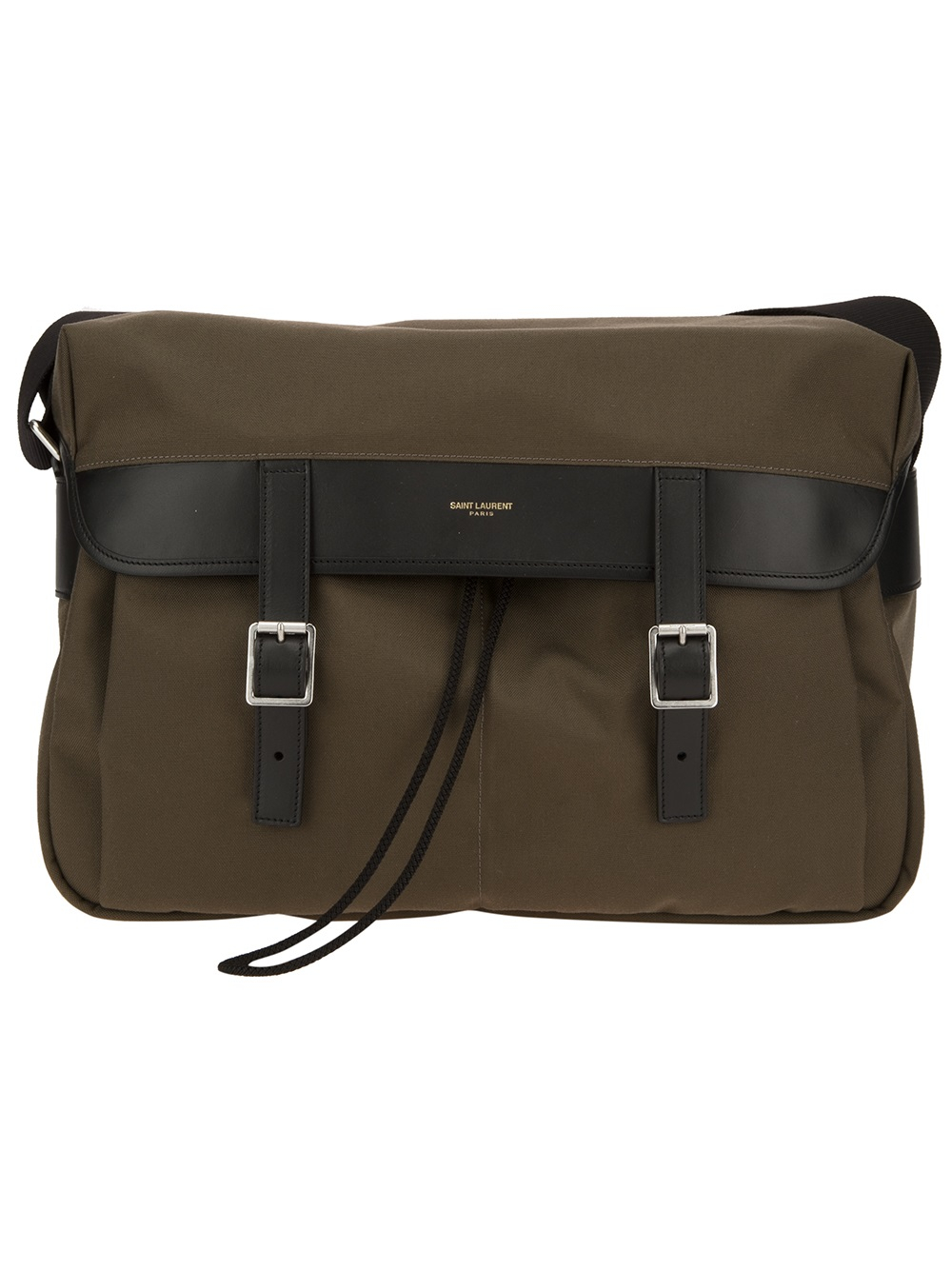 Lyst Saint Laurent Messenger Bag in Green for Men