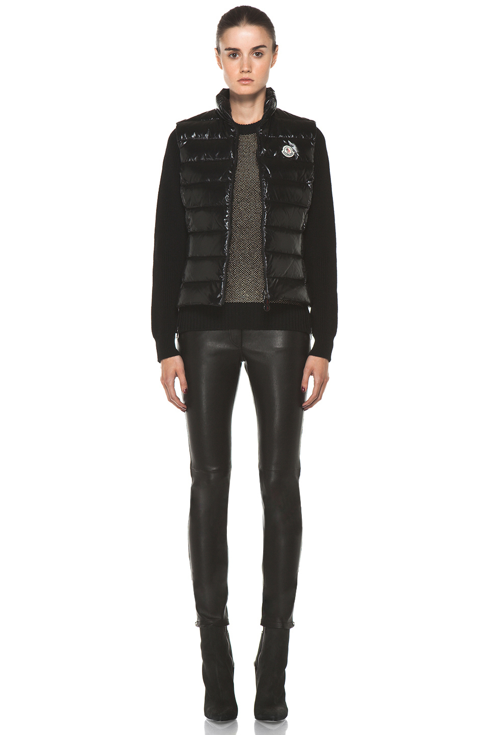 moncler black ghany vest moncler black ghany vest