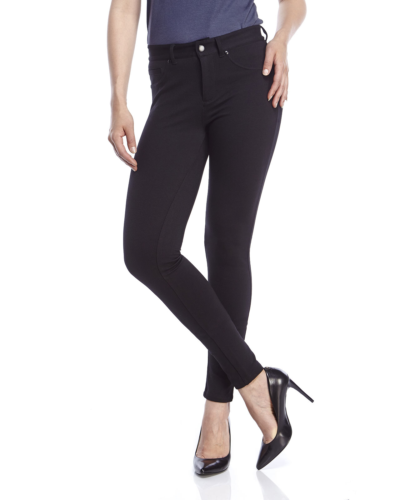 Spanx The Slim-X Ponte Super Skinny Pants in Black | Lyst