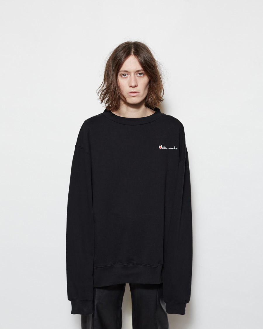 Download Lyst - Vetements Crewneck Sweatshirt in Black