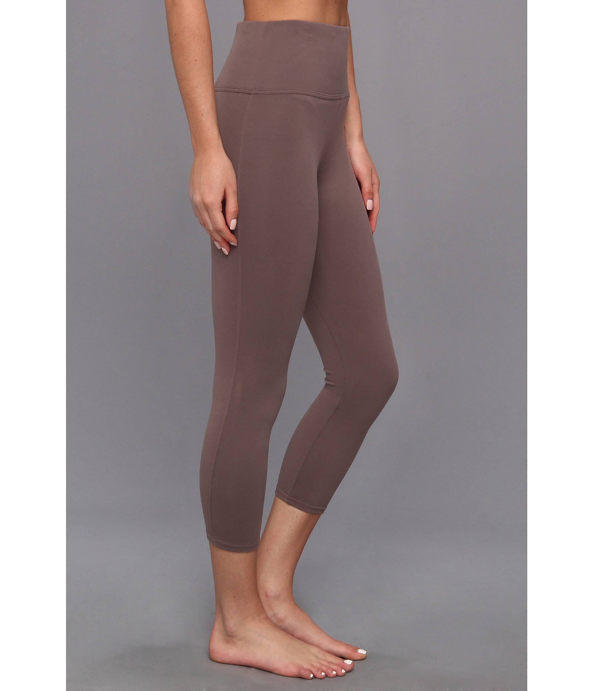 Lyst Spanx Ready To Wow Capri Structured Leggings in Brown