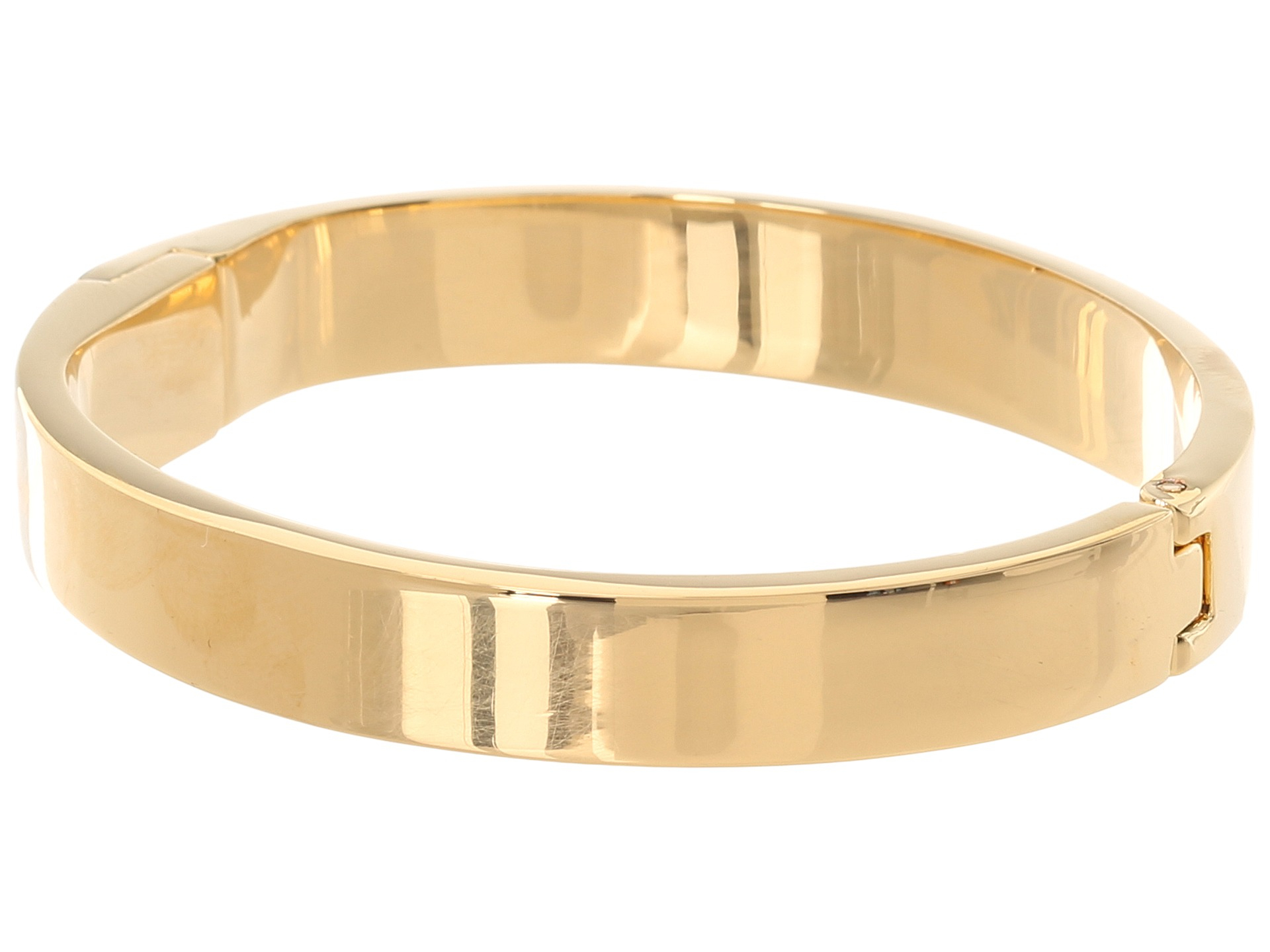 Lyst Kate Spade New York Good As Gold Idiom Bangle In Metallic Gallery Previously Sold At Zos Women S Gold Bangles Kate Spade
