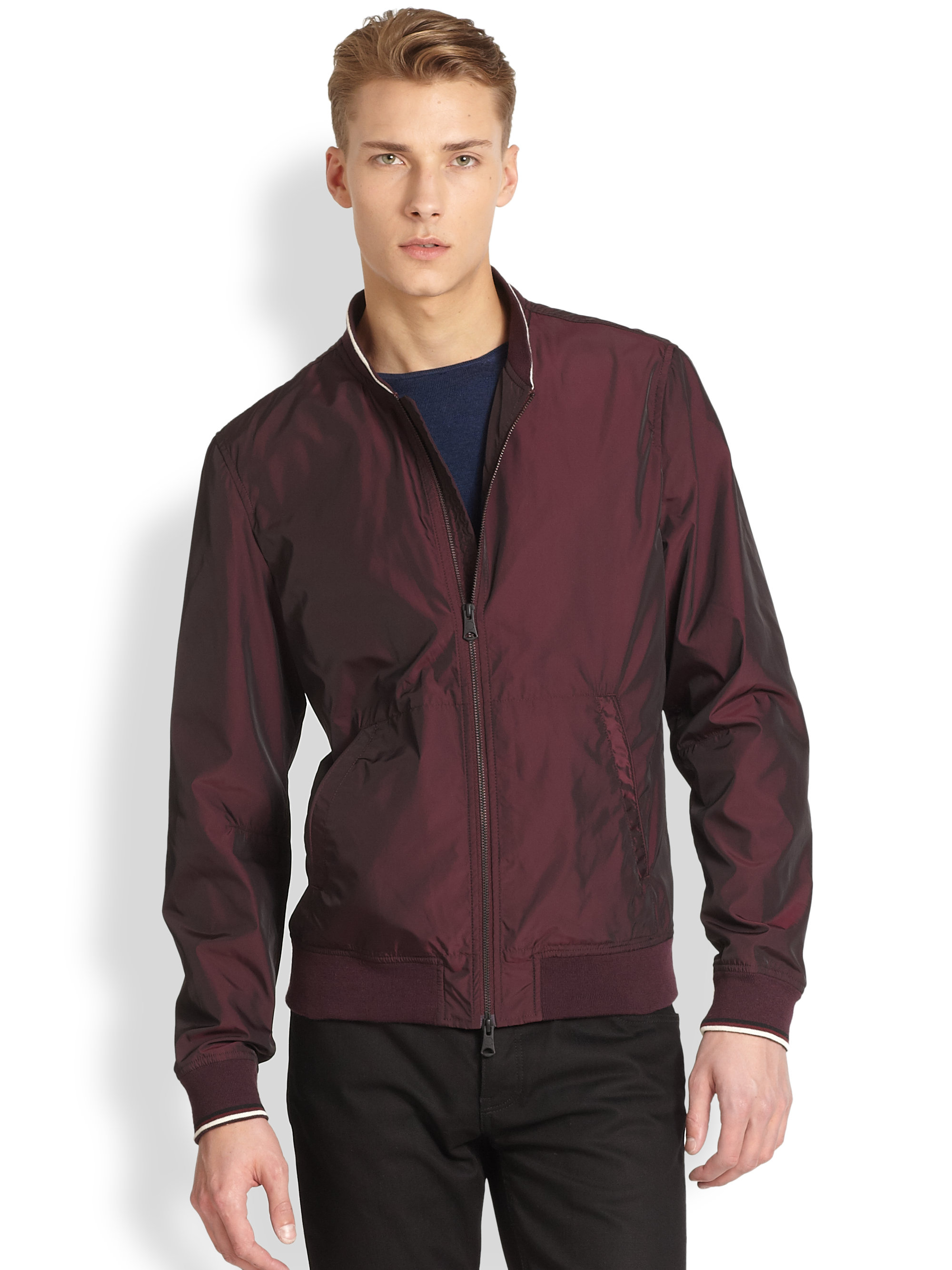 Lyst - J.Lindeberg Thomas Iridescent Jacket in Purple for Men