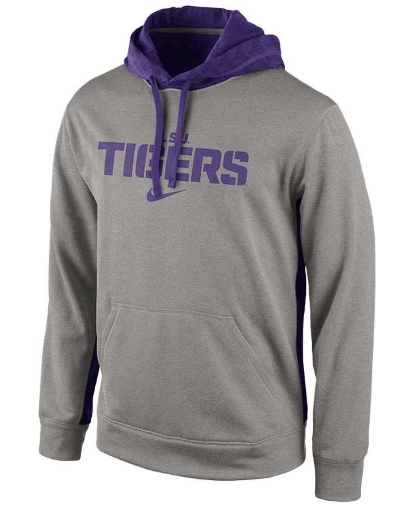 lsu nike dri fit hoodie
