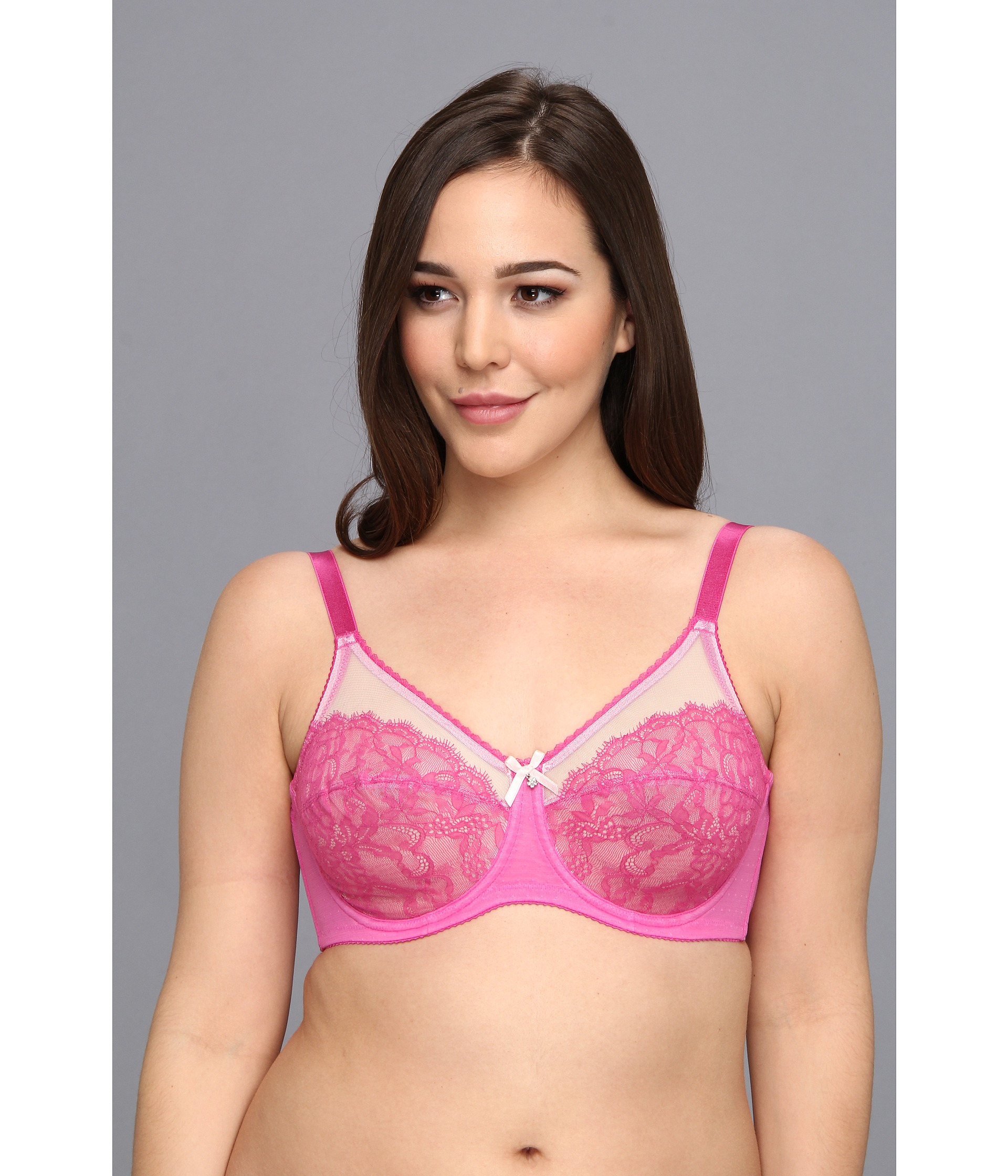 Lyst - Wacoal Retro Chic Fullbusted Underwire Bra in Purple