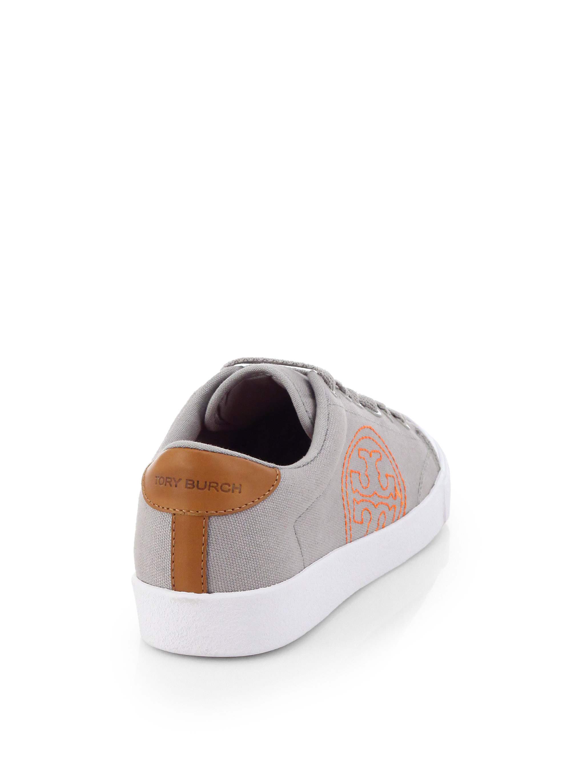 tory burch canvas sneakers