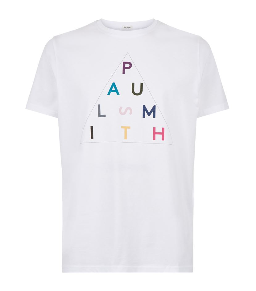 Paul smith Triangle Motif T-shirt in Brown for Men | Lyst