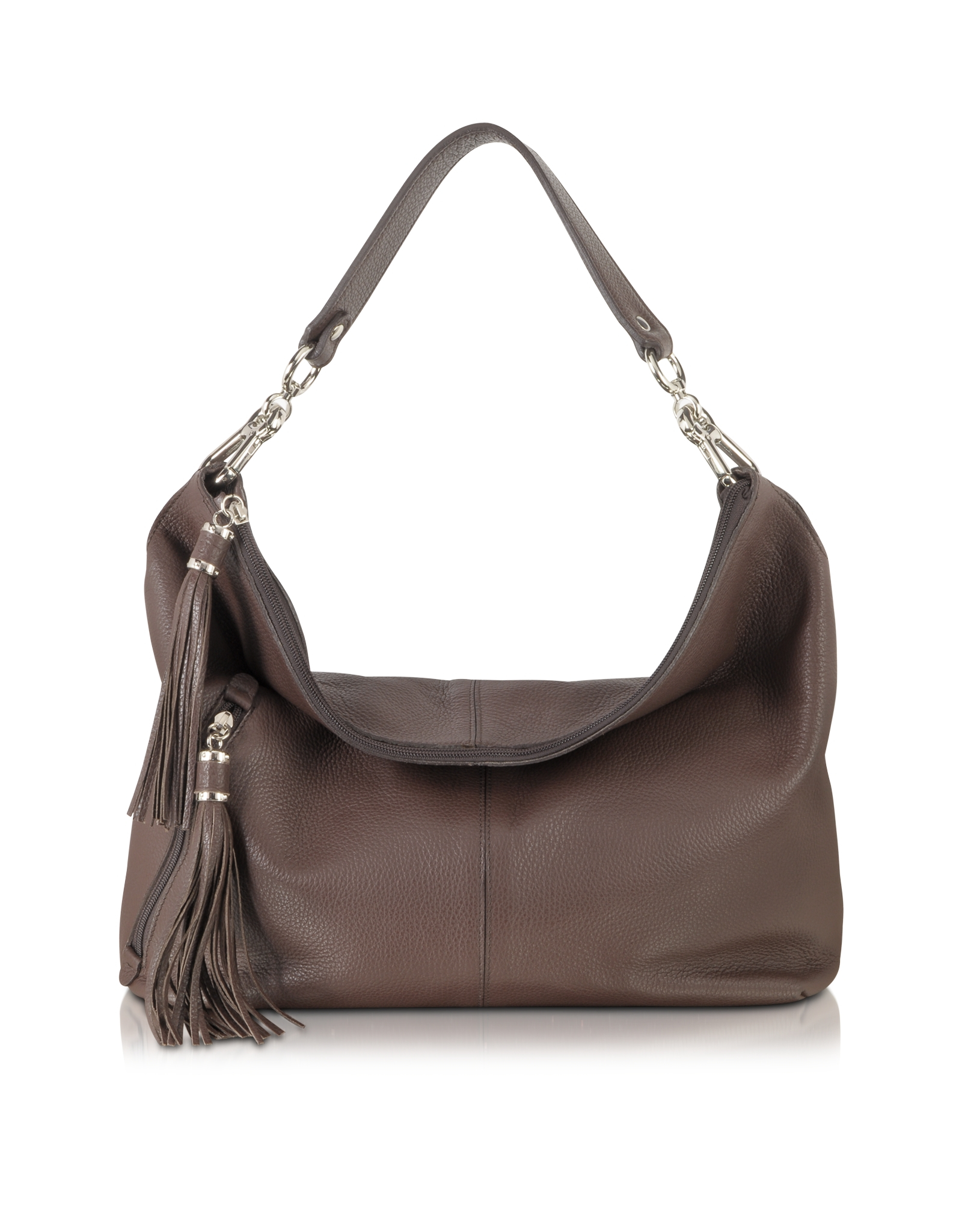 Buti Dark Brown Leather Shoulder Bag in Brown | Lyst