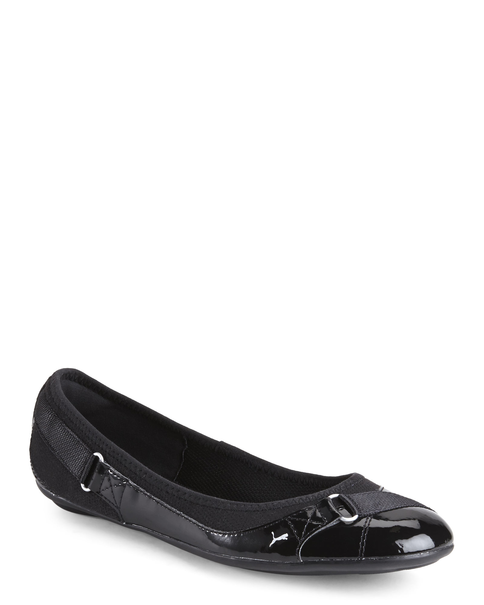 puma black ballerina flats