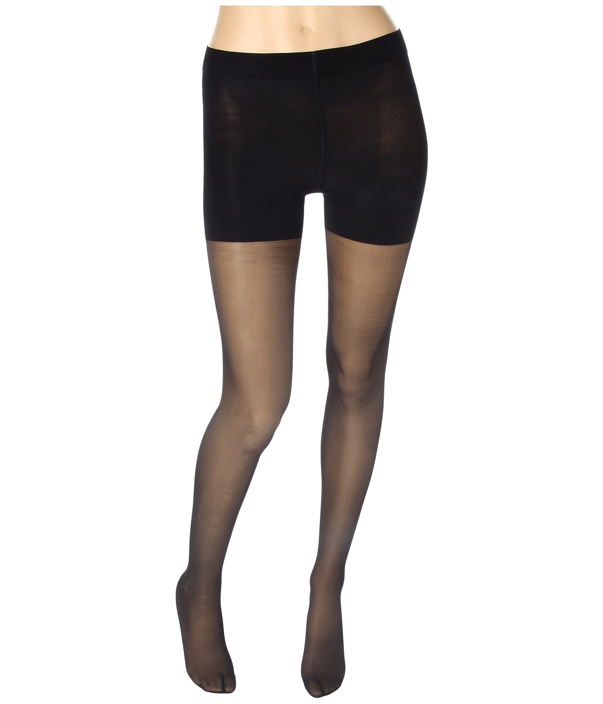 Lyst - Wolford Satin Touch 20 Control Top Tights in Black