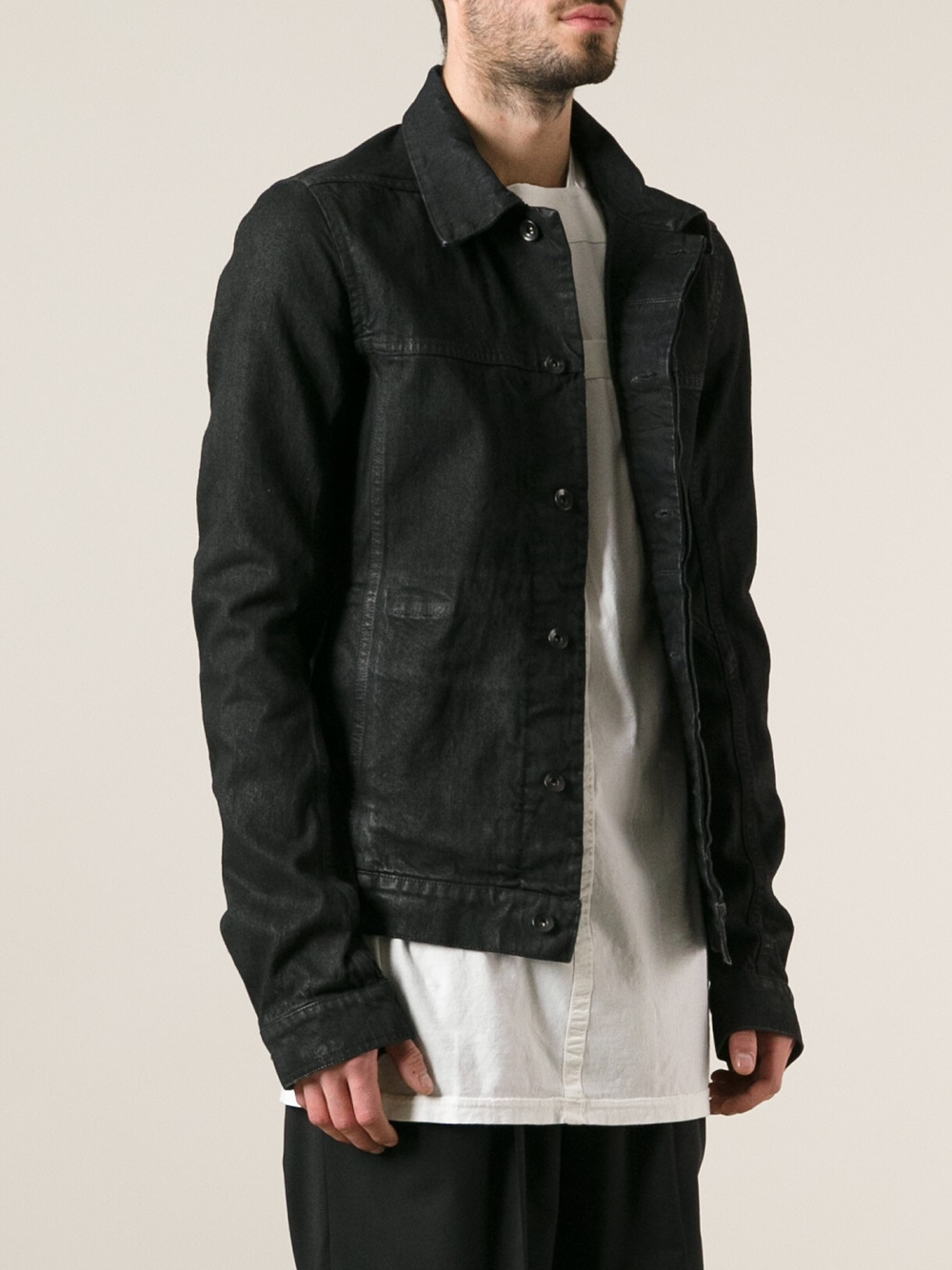 mens black worker jacket
