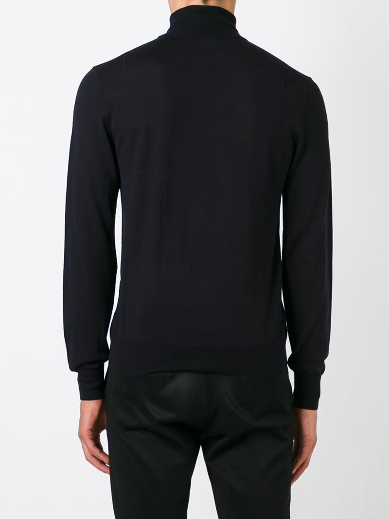 Items in search results The Marty Roll Neck jumper is a seasonal essential. Crafted from a cotton-mohair blend and shaped to an oversized silhouette, it is perfect for the colder weather. The all-over stripe will stand out when paired with simple black jeans.