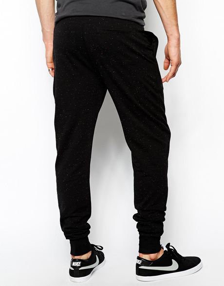 Asos Skinny Sweatpants with All Over Nepp in Black for Men | Lyst