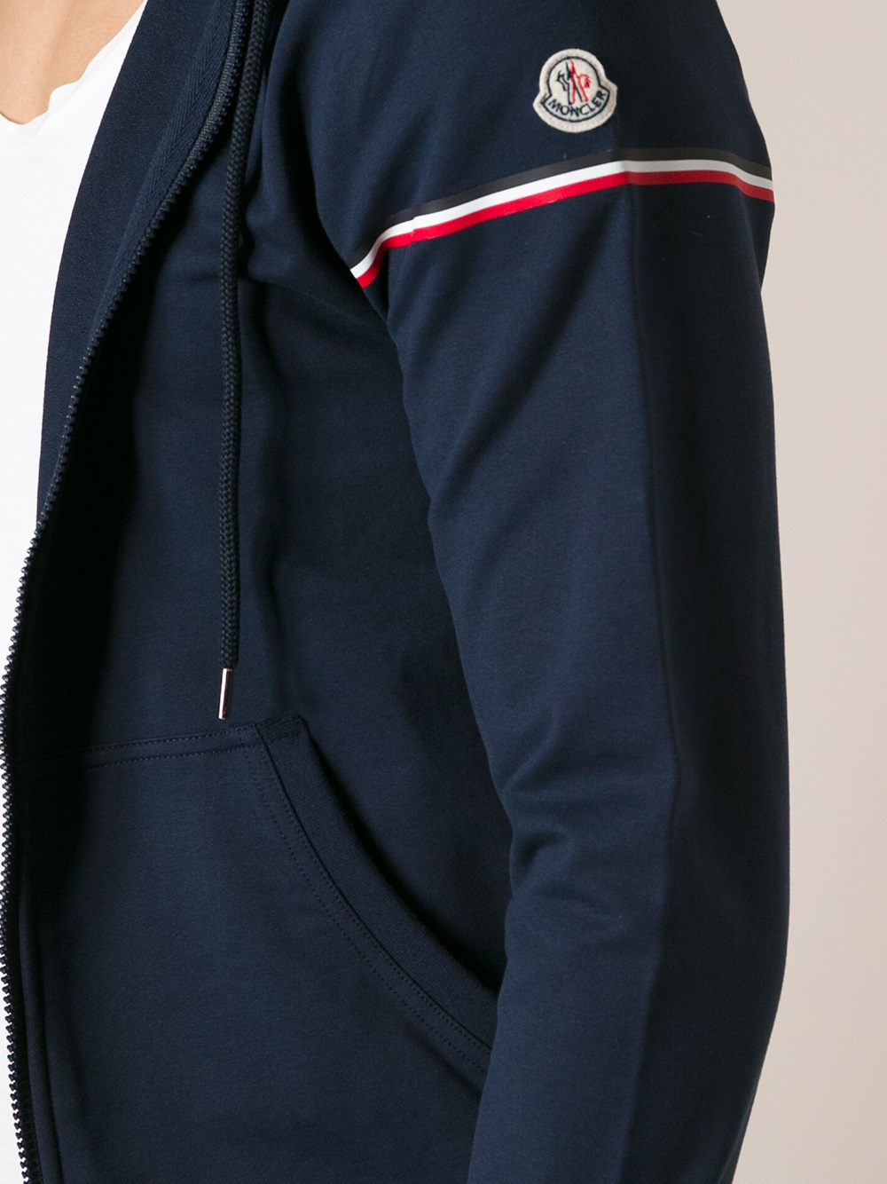 moncler zip hoodie men's