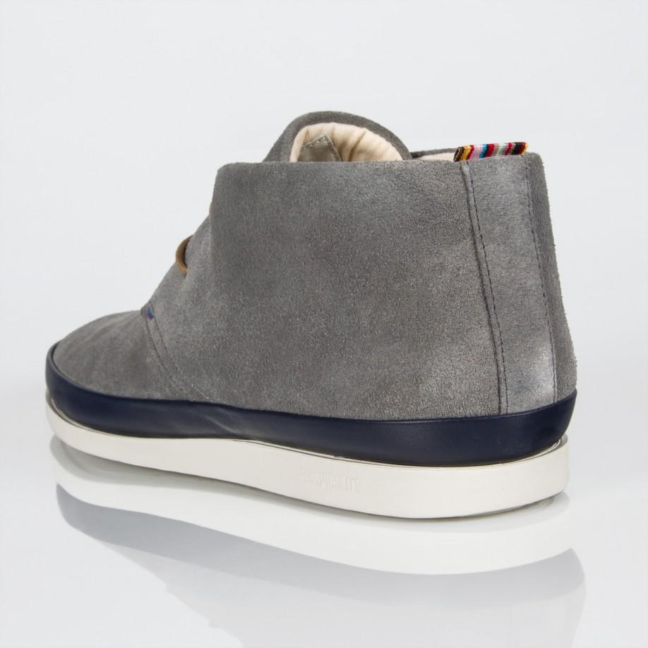 Paul smith Grey Suede 'Loomis' Chukka Boots With Navy Trims in Gray for ...