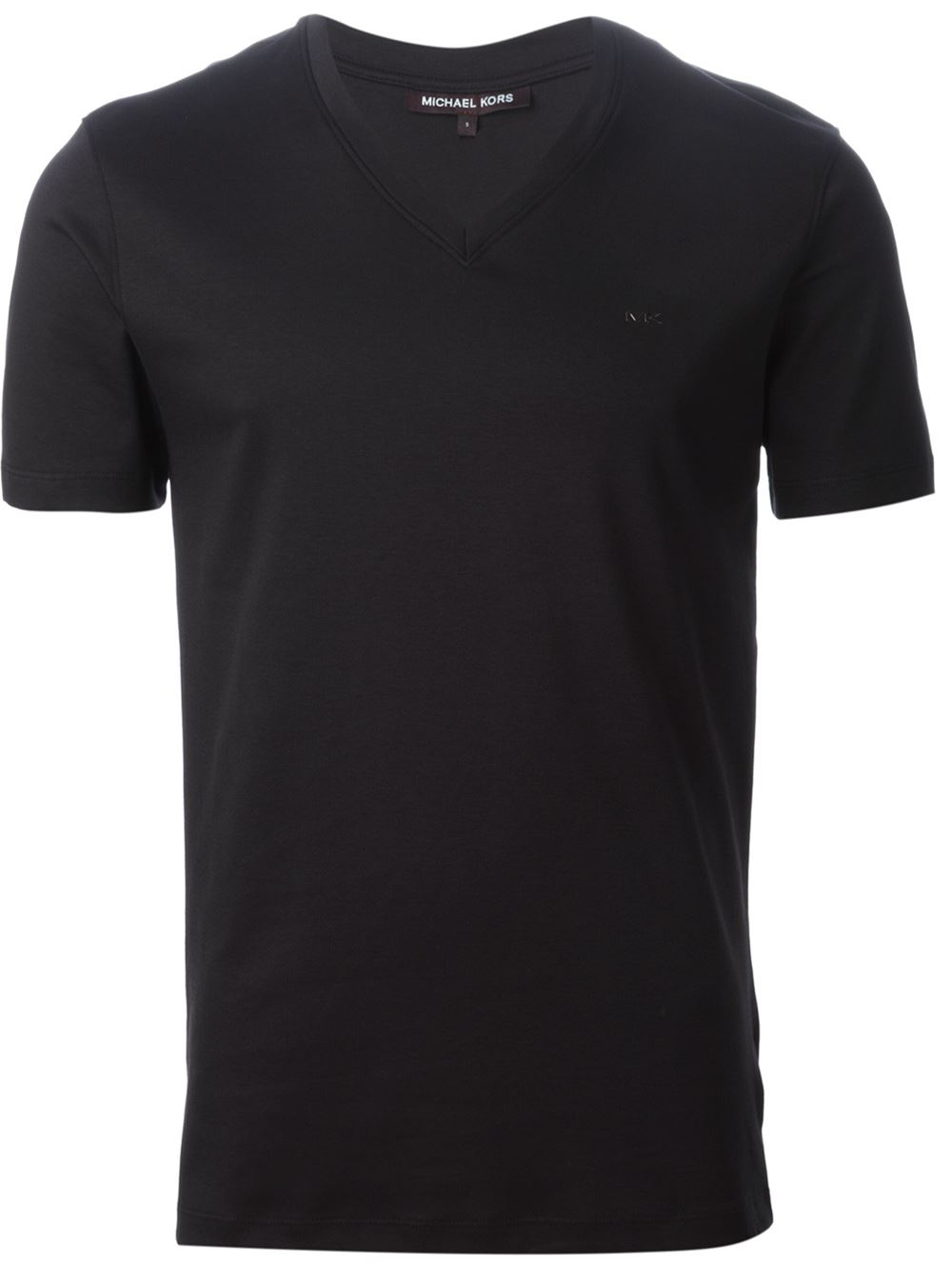 Michael Kors V Neck T Shirt In Black For Men Lyst