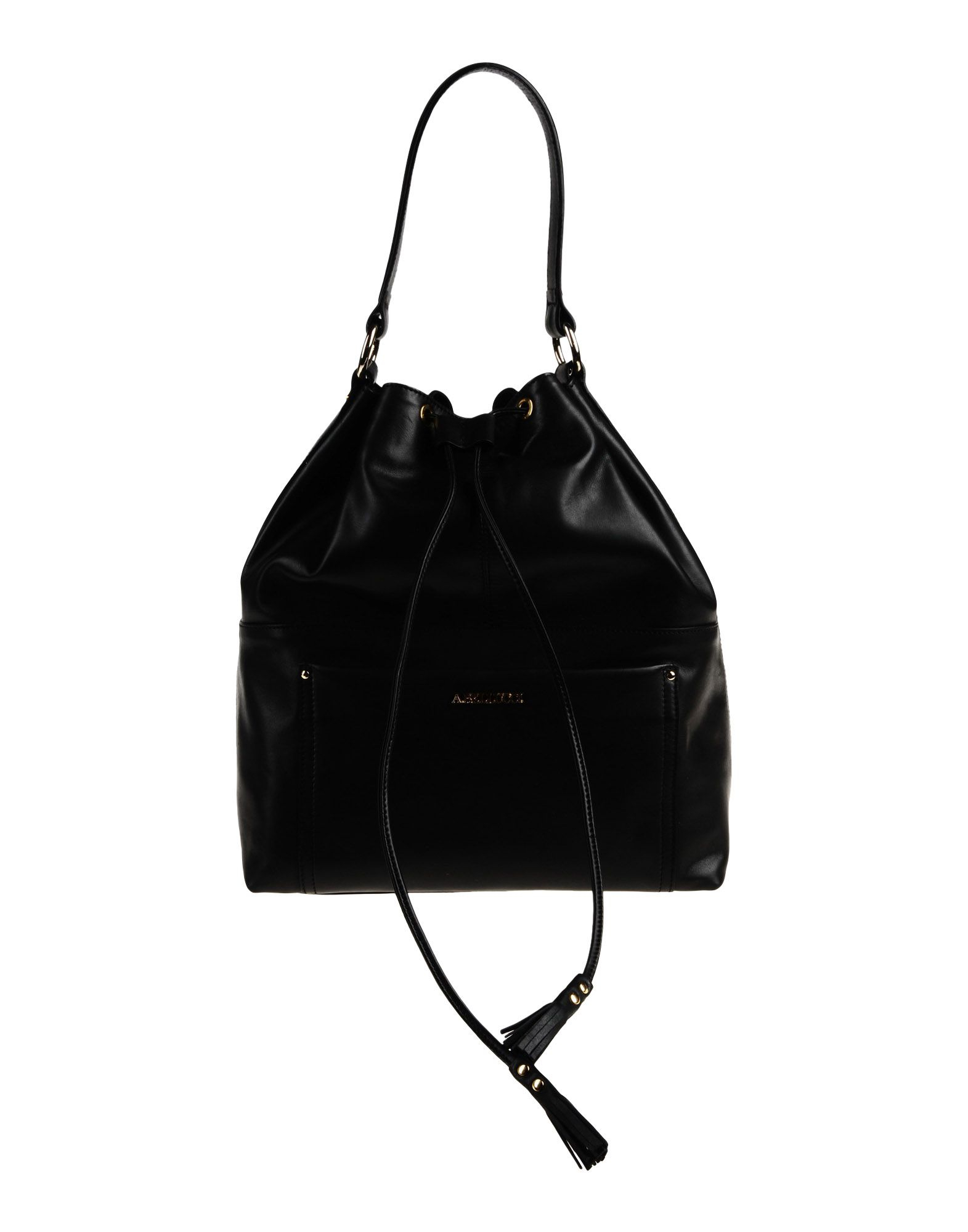 Ab asia bellucci Handbag in Black | Lyst