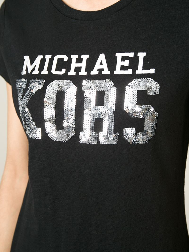 mk logo shirts womens