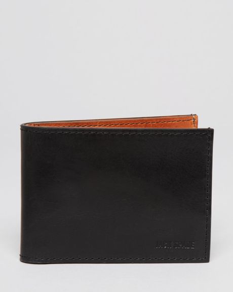 Jack Spade Mitchell Leather Bi-fold Wallet in Brown for Men (Black ...
