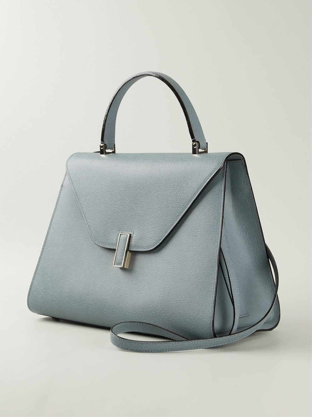 Valextra Fold Over Tote Bag in Blue - Lyst