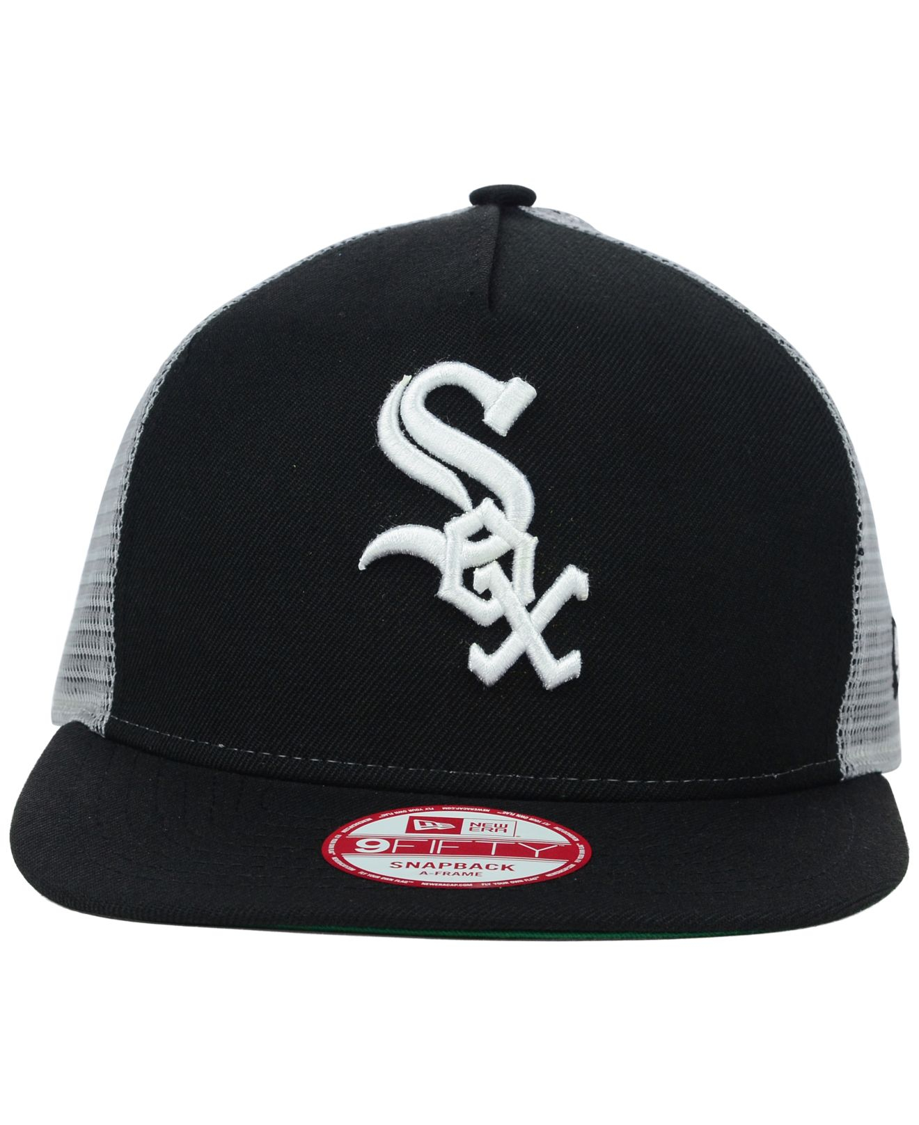 Lyst Ktz Chicago White Sox Trucker Aframe 9fifty Snapback Cap in