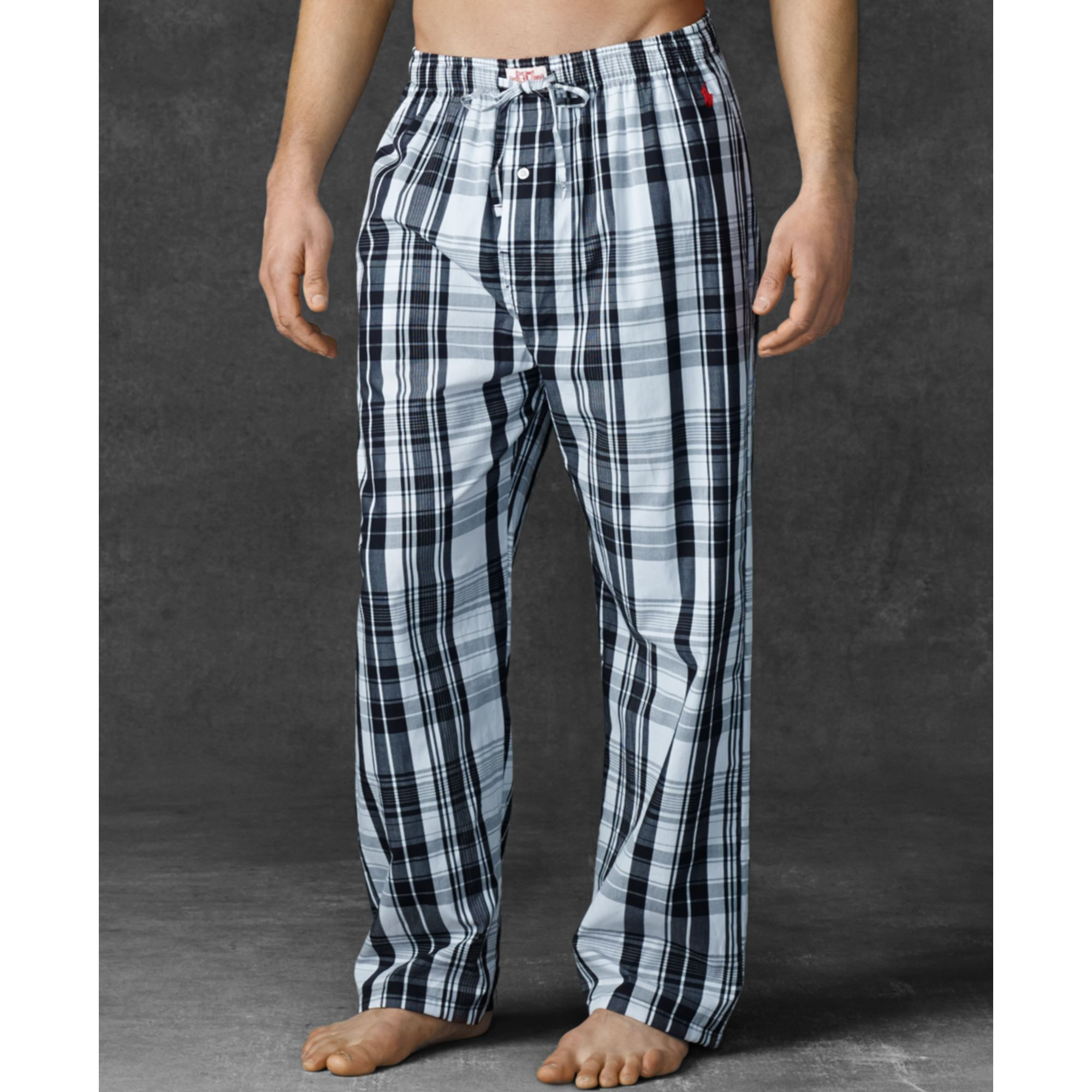 plaid ralph lauren pants