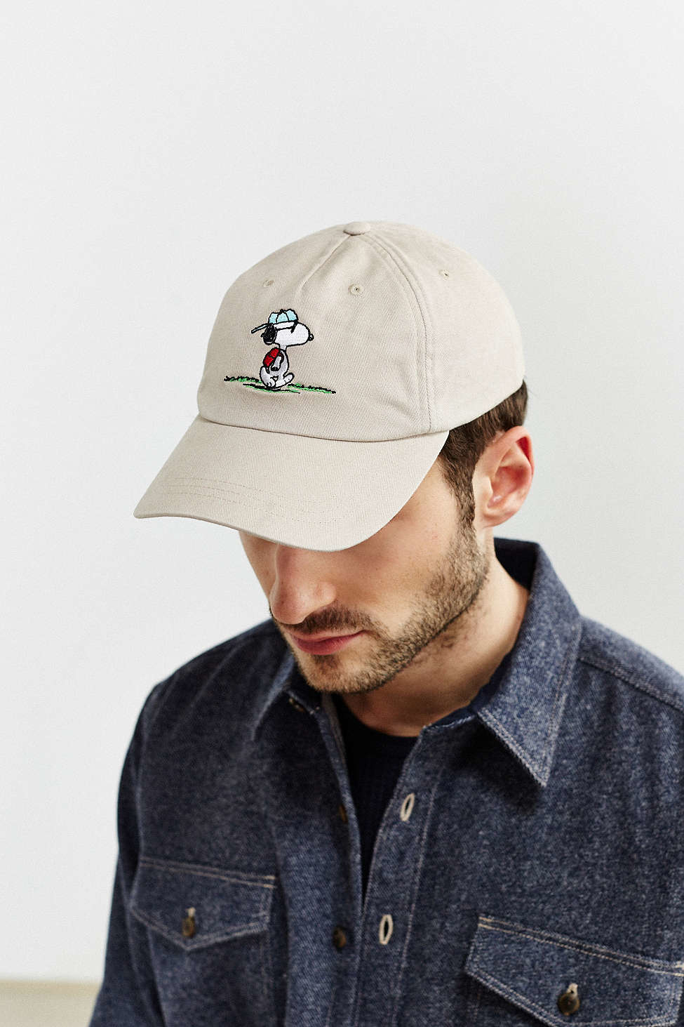 Lyst Urban Outfitters Snoopy Baseball Hat in White for Men
