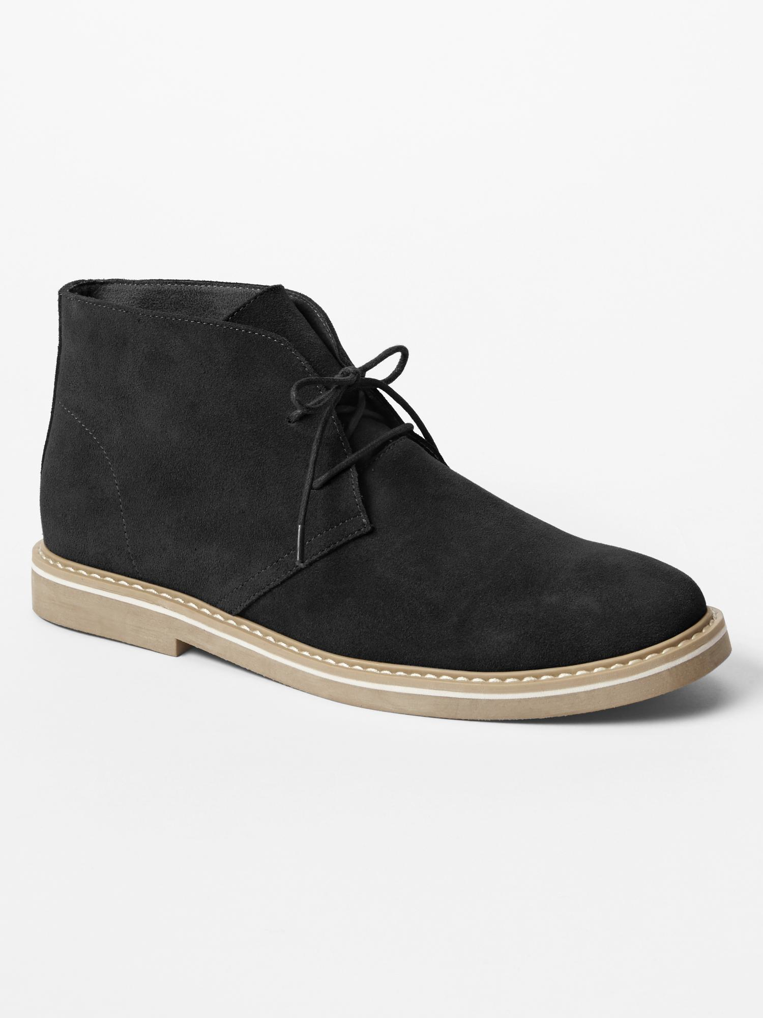 Gap Desert Boots in Black for Men (true black) | Lyst