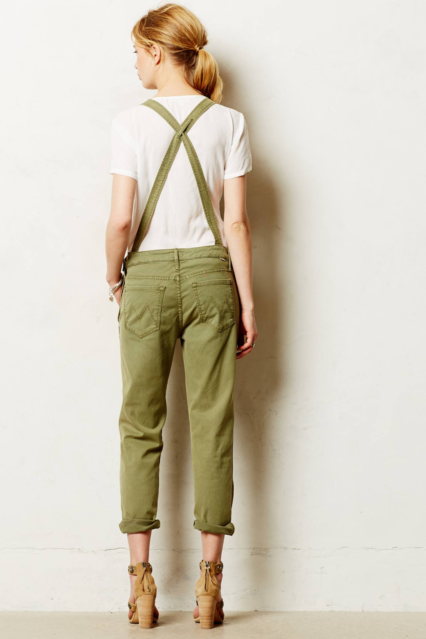 Lyst Mother Safari Overalls in Green